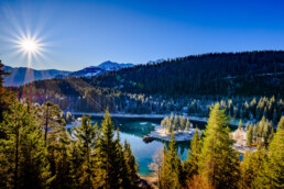 Picture of lake Cauma in Switzerland